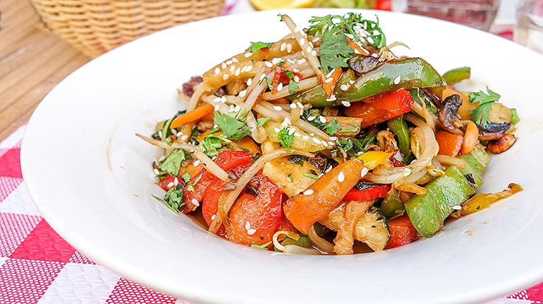 Asiatische Gemüsepfanne