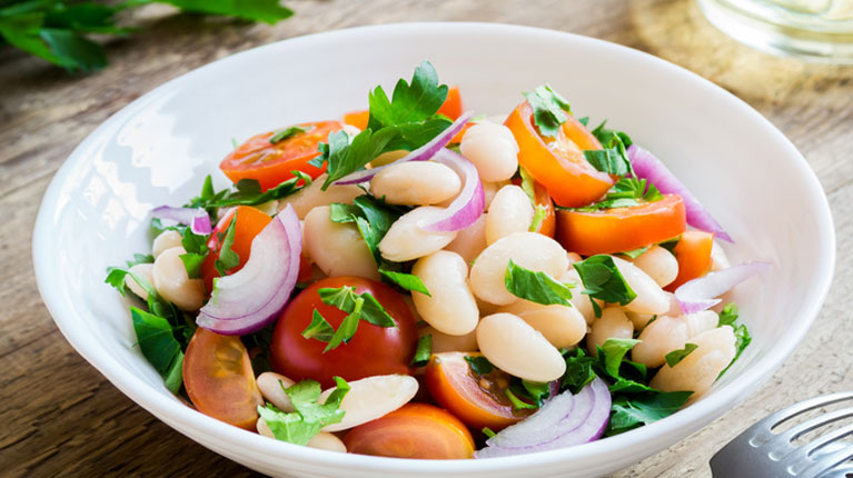 Bunter Bohnensalat