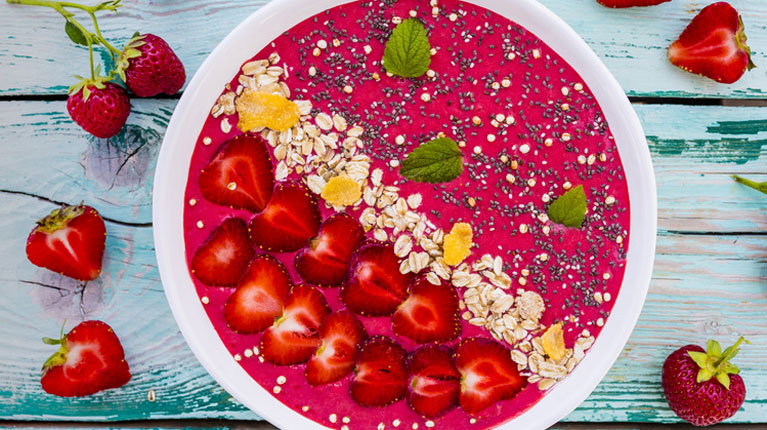 Himbeer-Smoothie Bowl