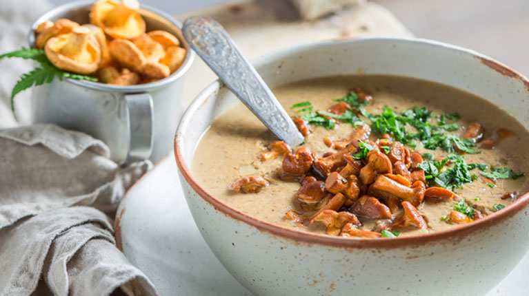 Pfifferling-Cremesuppe