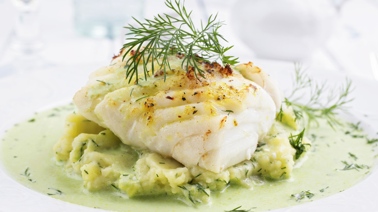 Zanderfilet mit Selleriestampf