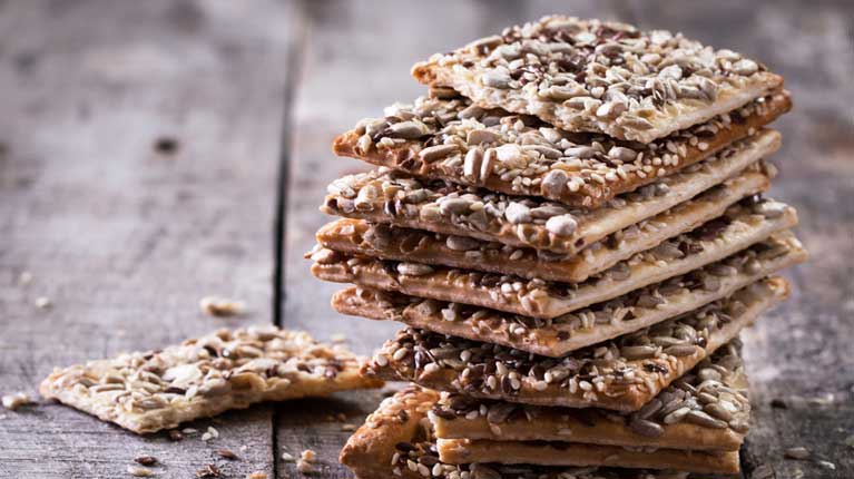 Getreidefreies Knäckebrot